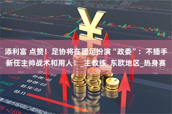 添利富 点赞!足协将在国足扮演“政委”:不插手新任主帅战术和用人!_主教练_东欧地区_热身赛